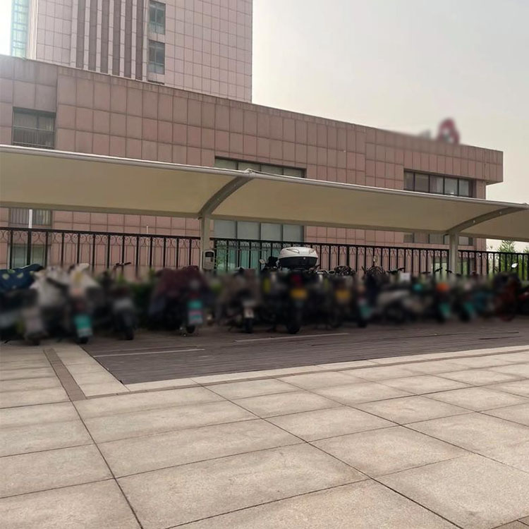 廊坊膜结构电动车棚