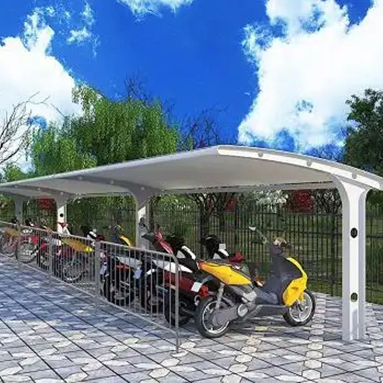 廊坊膜结构电动车棚